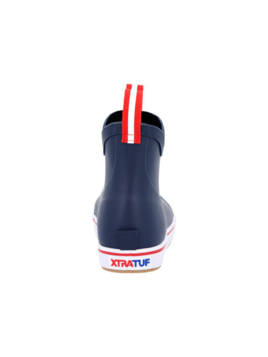 XTRATUF Navy Blue YOUTH Ankle Deck Boot Rain Boot Outdoor shoe Boy's Jincy's Trpp
