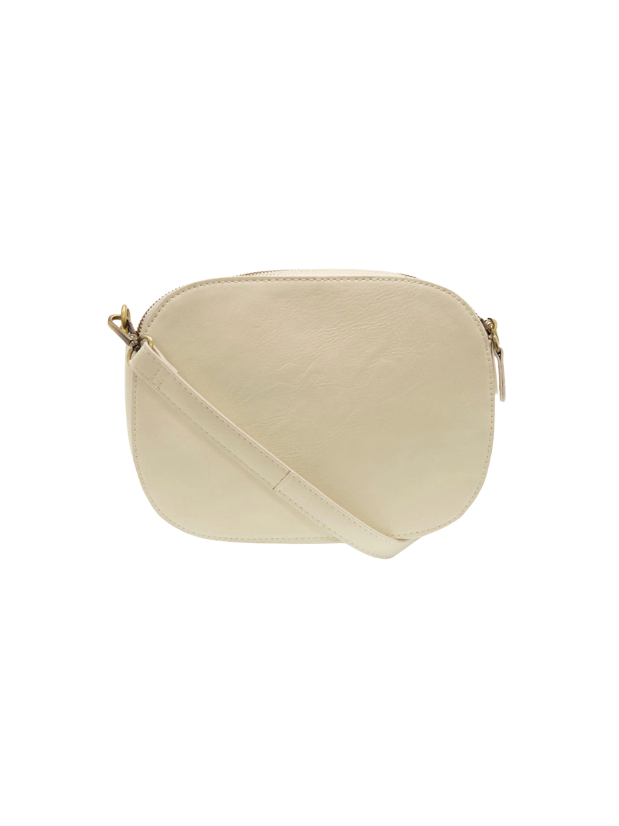 Nora Large Double Zip Camera Bag - White