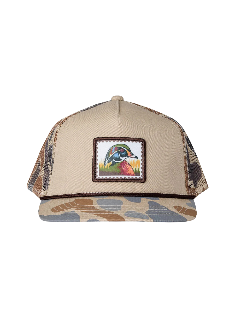 BURLEBO | Youth Cap - Wood Duck Stamp - Camo