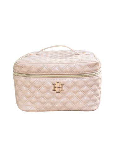 Caroline Hill Hampton Train Case Nude Patent Travel Jincy's Gift