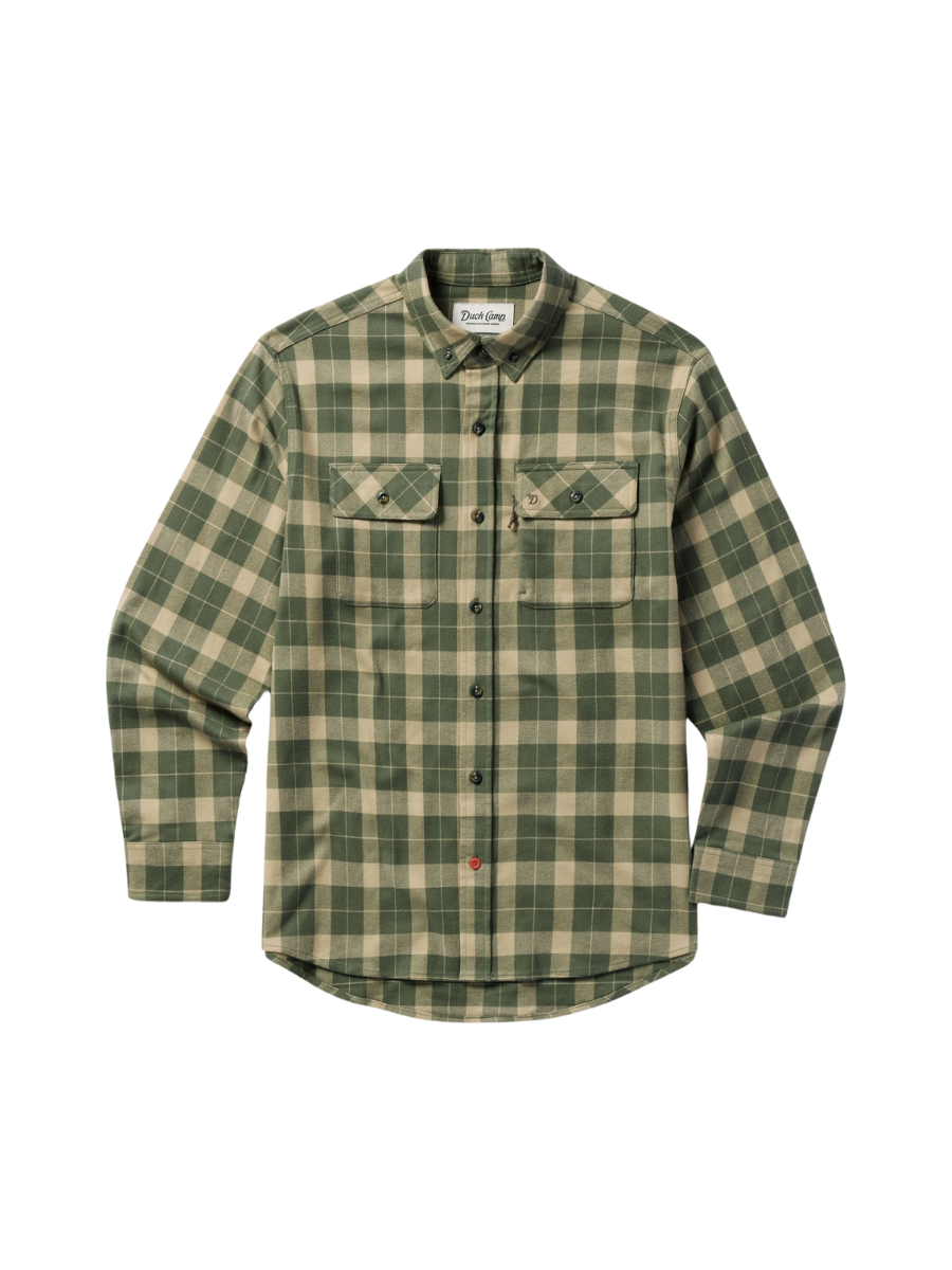 Duck Camp | Camp Shirt - Thyme Plaid