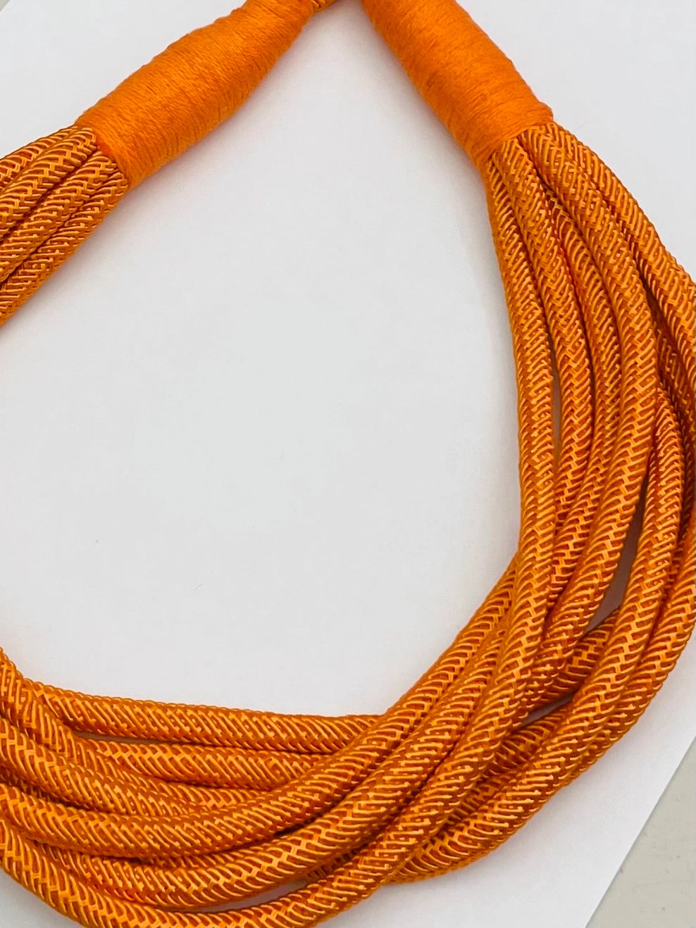 Make A Statement Necklace - Orange