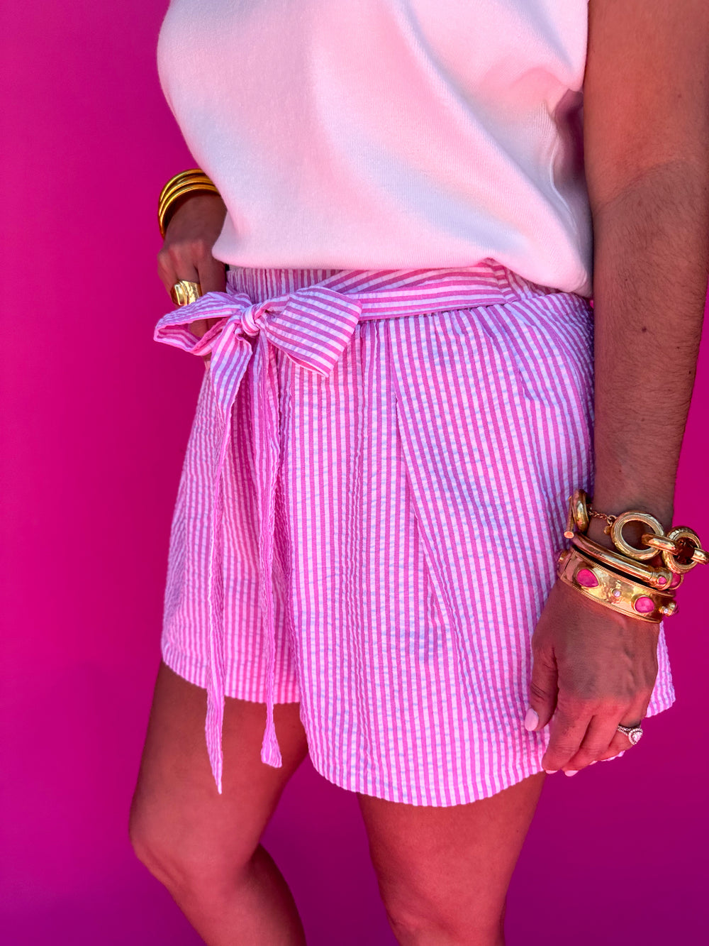 Talk Sweetly Shorts - Pink