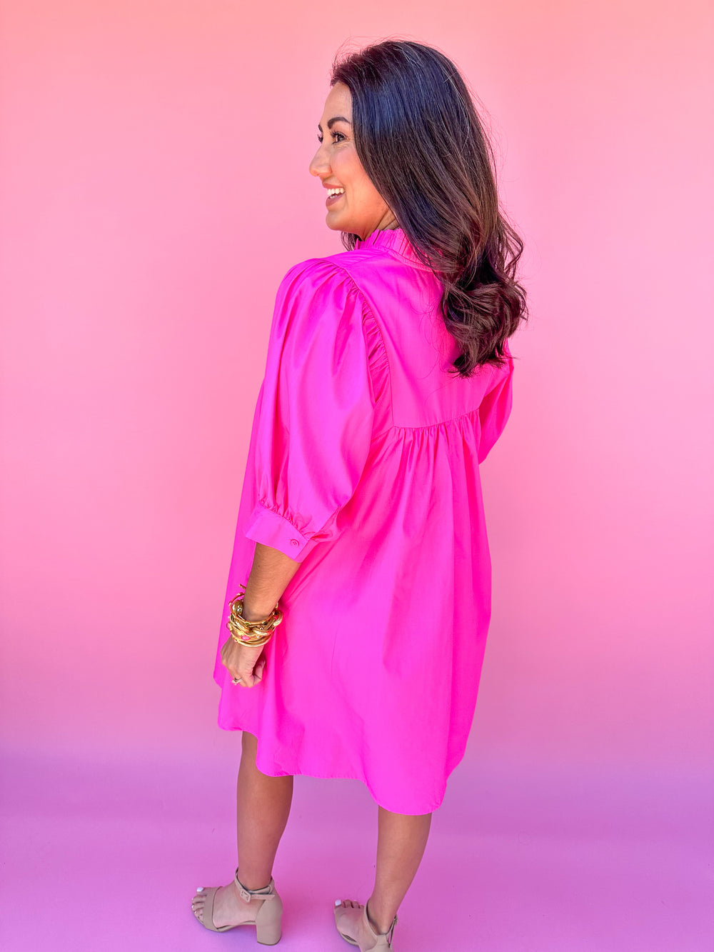 Bayside Bliss Dress - Pink