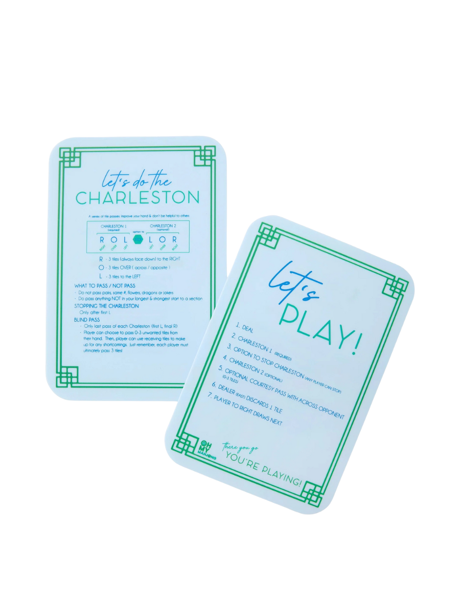 OH MY MAHJONG | Light Blue Mahjong Shufflers