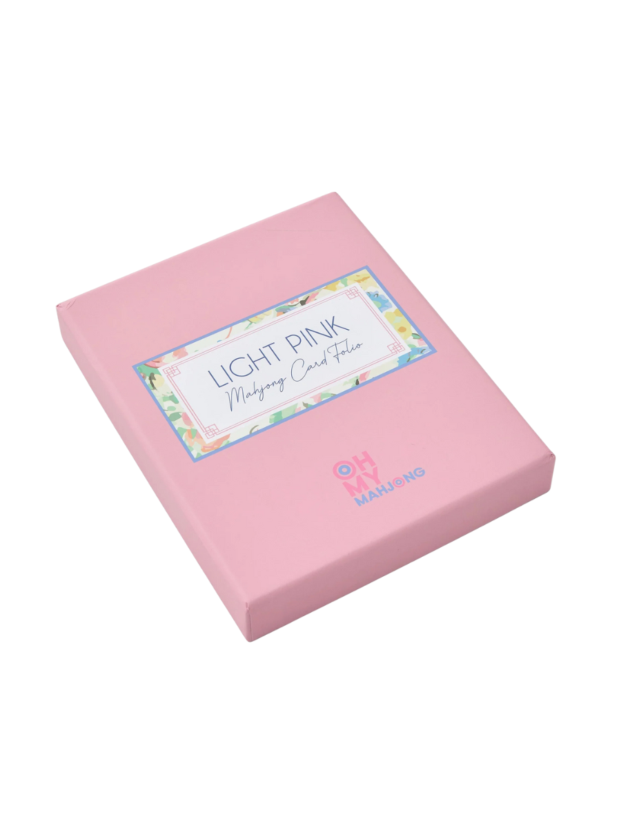 OH MY MAHJONG | Light Pink Mahjong Card Folio