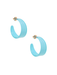 Georgia Hoop Earrings Bright Blue womens boutique statement jewelry jincy's