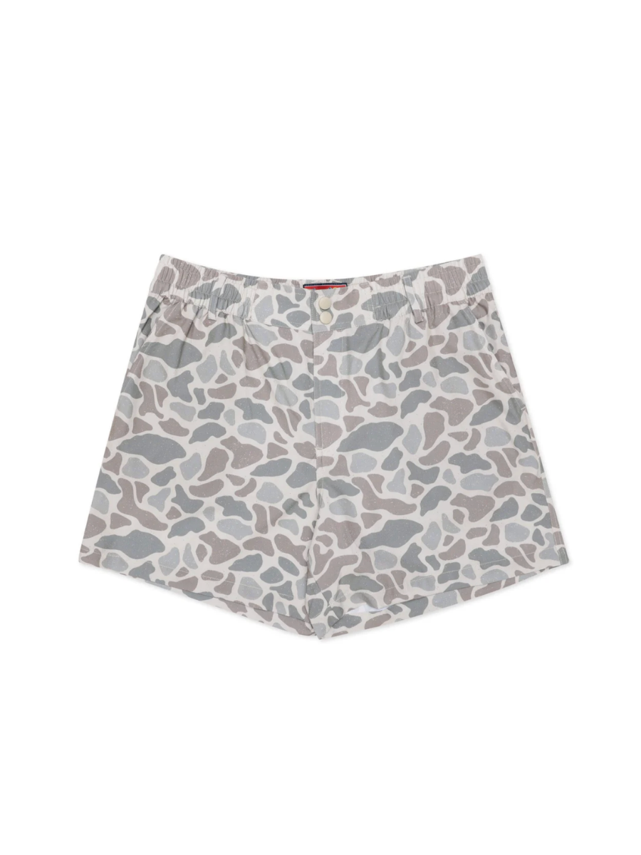 BURLEBO Everyday Shorts Classic Deer Camo mens pockets moisture wicking gift tripp