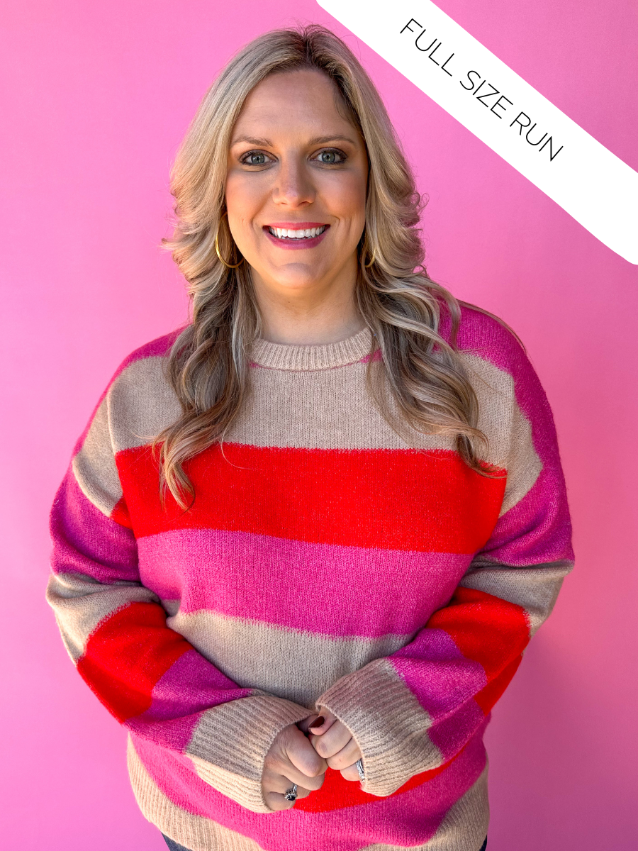 Favorite Season Sweater - Pink
