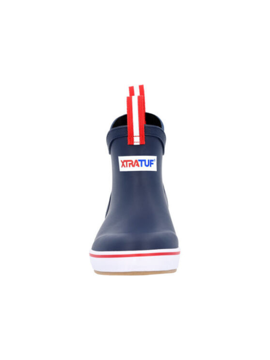XTRATUF Navy Blue YOUTH Ankle Deck Boot Rain Boot Outdoor shoe Boy's Jincy's Trpp