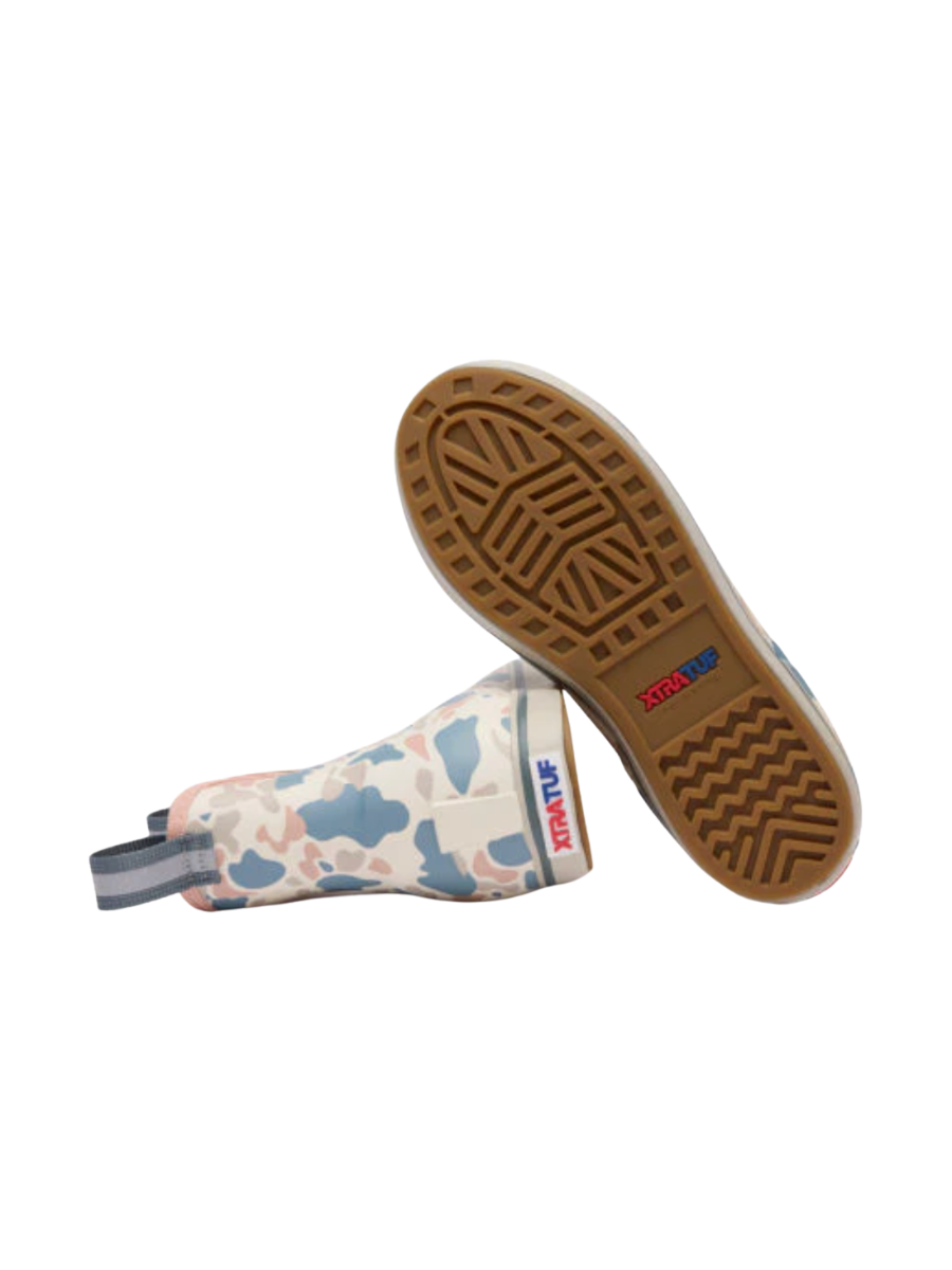 XTRATUF Ivory Duck Camo Women's Ankle Deck Boot 