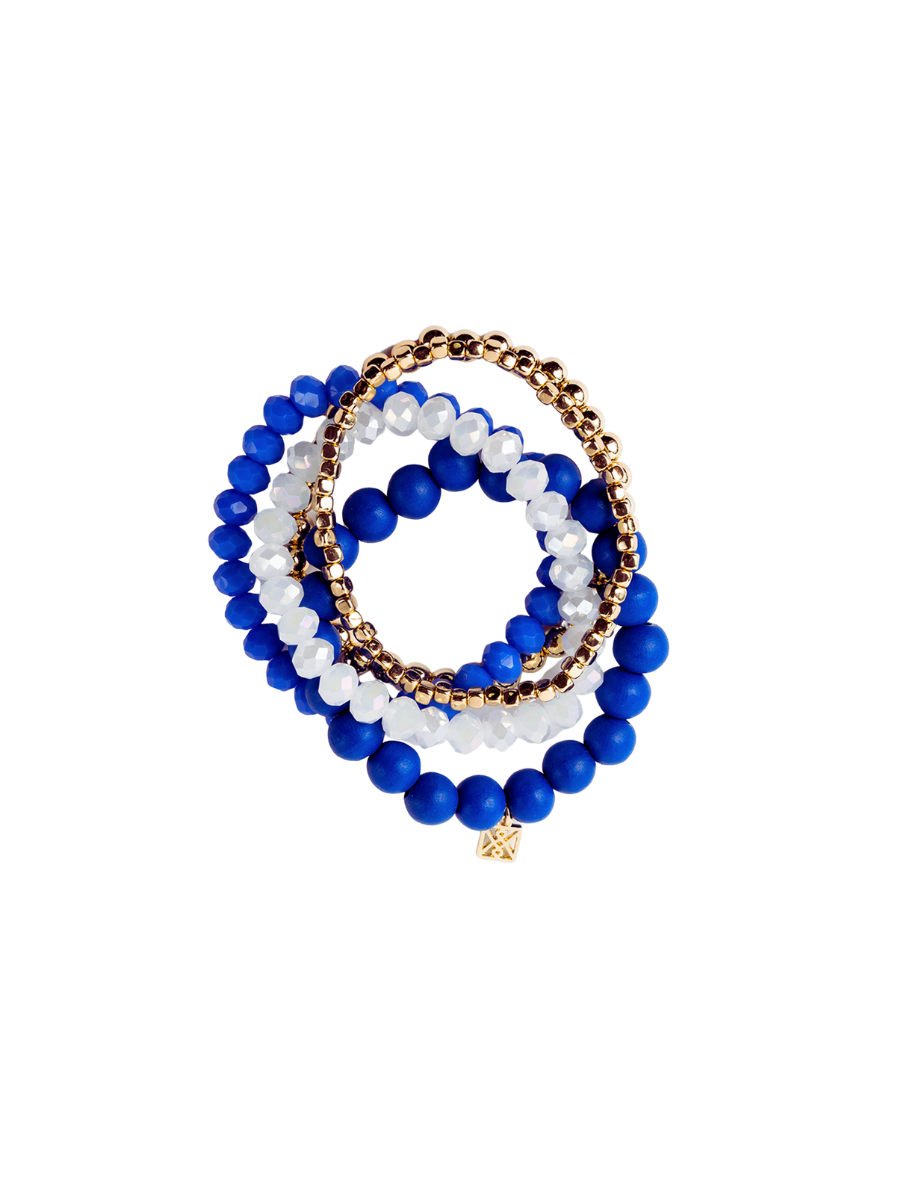 Michelle McDowell | Mandy Bracelet - Blue + White