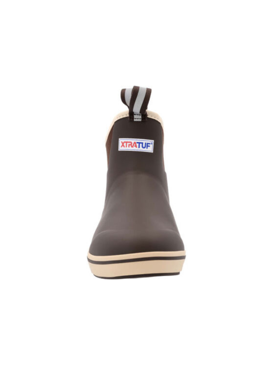 XTRATUF Brown WOMEN'S Ankle Deck Boot Rain Boot Outdoor Shoe Brown Women's Jincy's Tripp
