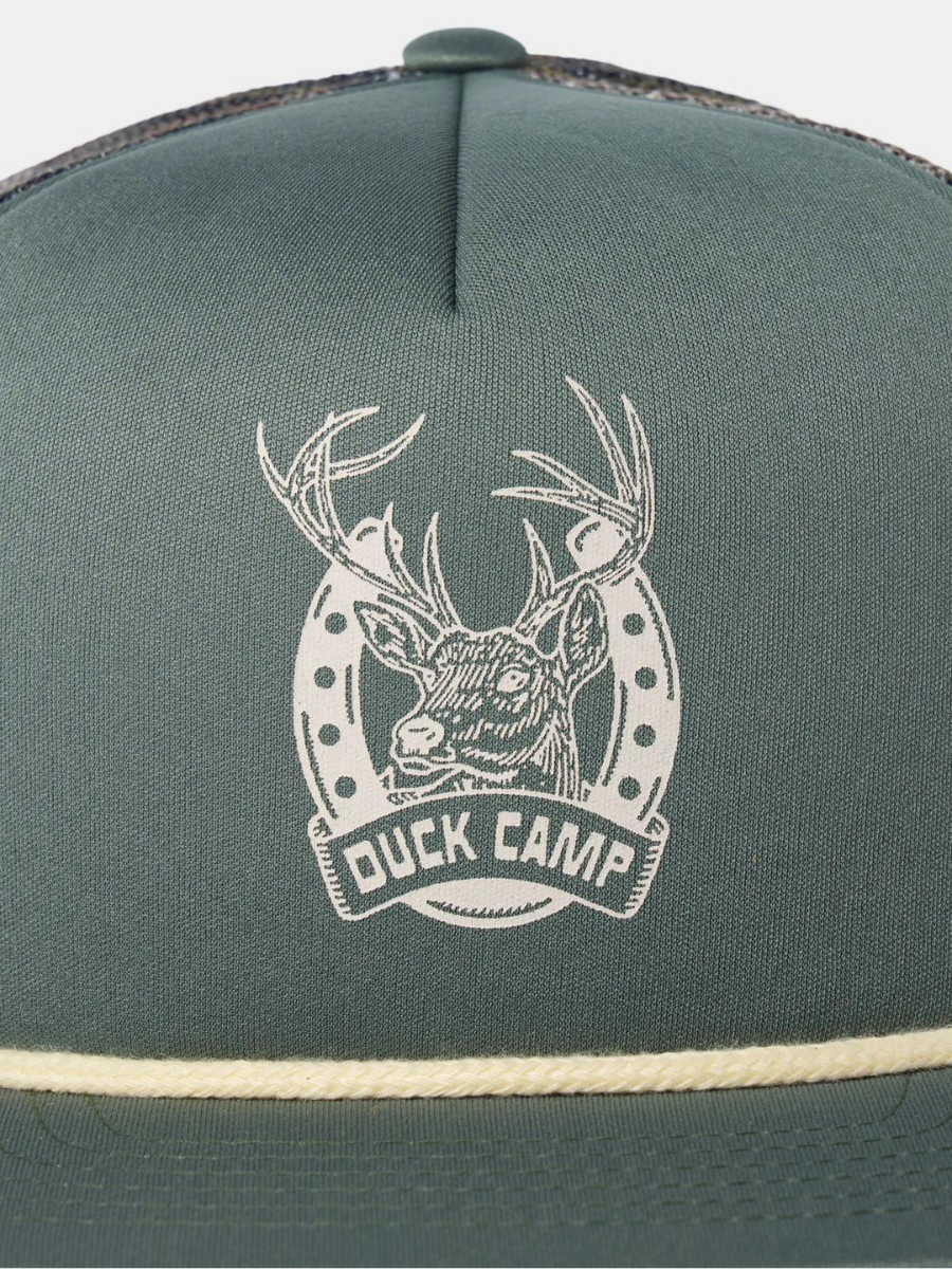 Duck Camp | Lucky Deer Retro Trucker - Thyme