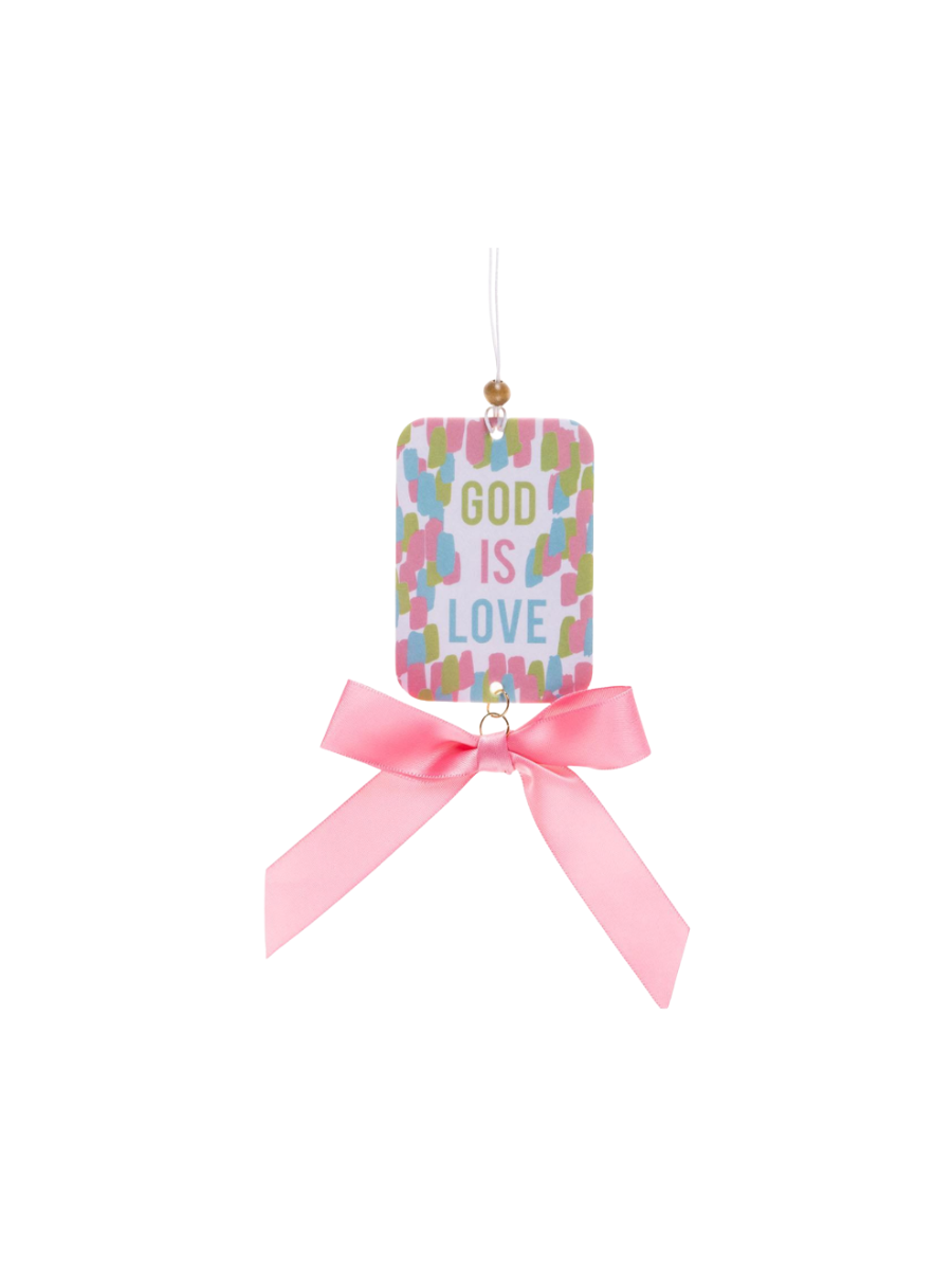 Mary Square Air Freshener God Is Love Women's Gift Jincy's