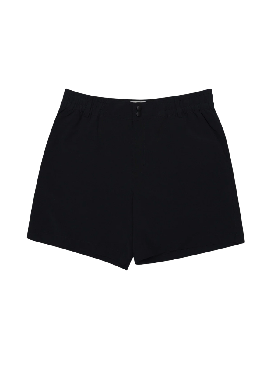 BURLEBO Everyday Shorts Matte Black Retro Duck Camo Pocket moisture wicking mens gift tripp
