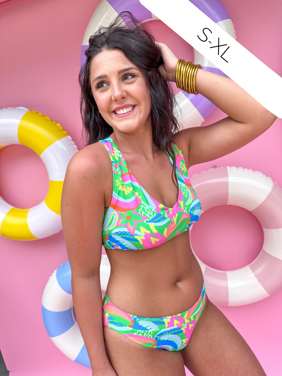 Michelle McDowell | Chloe Two Piece Swimsuit - Copacabana