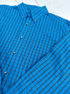 Wrangler | Cotton Button Down - Blue/Black