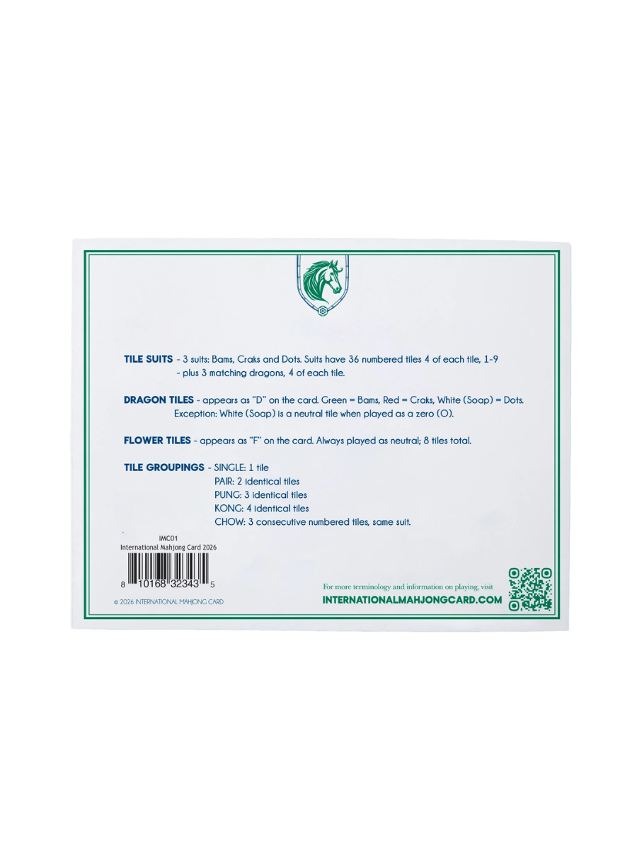 OH MY MAHJONG | International Mahjong Card