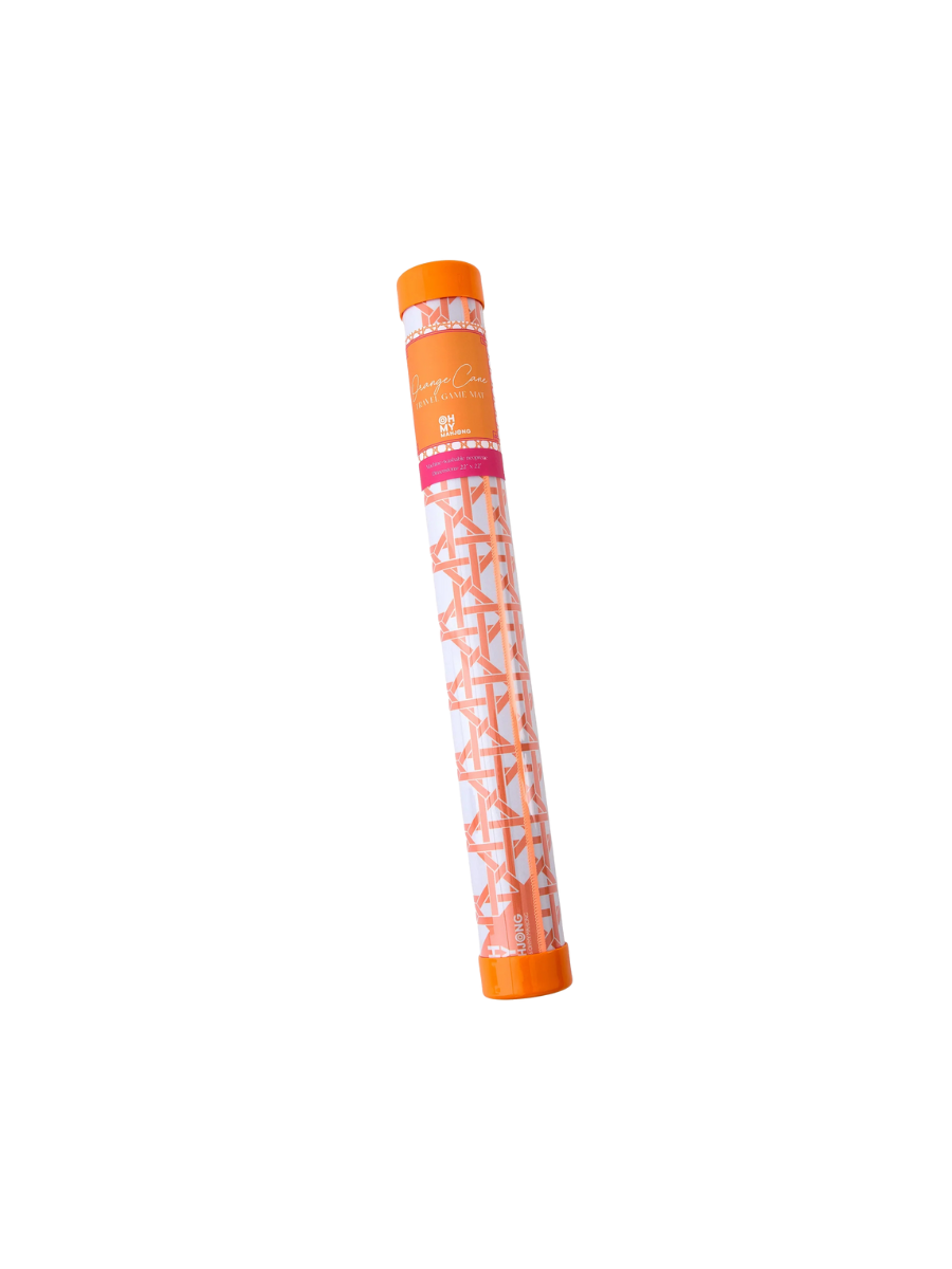 OH MY MAHJONG | Mini Orange Cane Mat