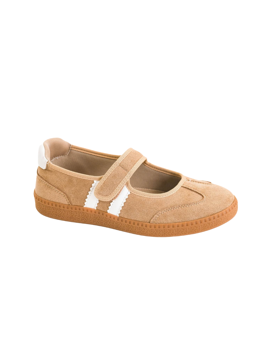 CORKYS Calm Down Camel Faux Suede mary jane women boutique jincy's