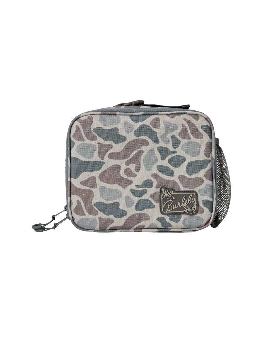 BURLEBO Lunchbox Classic Deer Camo zipper closure mesh pocket insulated mens boys gift jincy's tripp