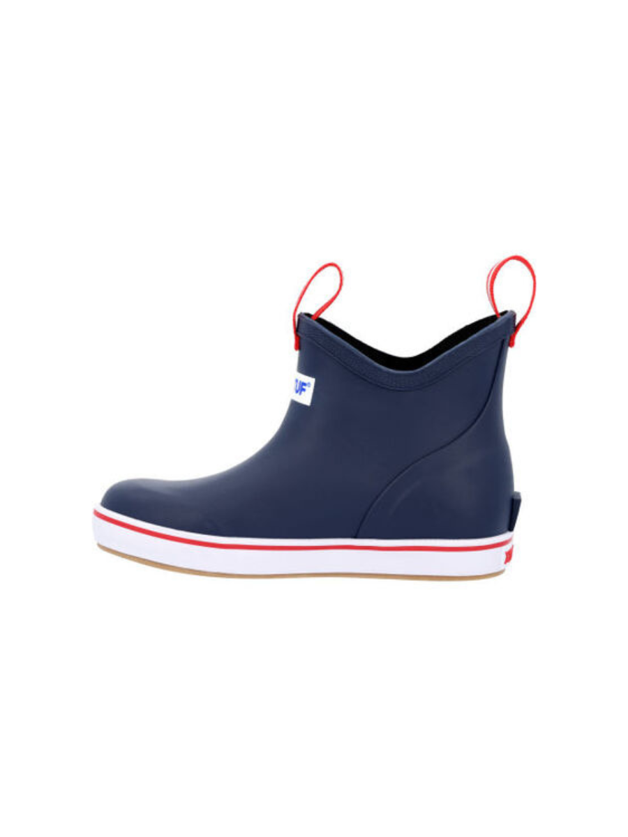 XTRATUF Navy Blue YOUTH Ankle Deck Boot Rain Boot Outdoor shoe Boy's Jincy's Trpp