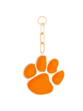 Michelle McDowell Bag Charm Clemson Paw orange gameday womens boutique jincy's