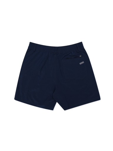 BURLEBO Everyday Shorts Deep Water Navy Mayan Pocket moisture wicking shorts mens gift tripp