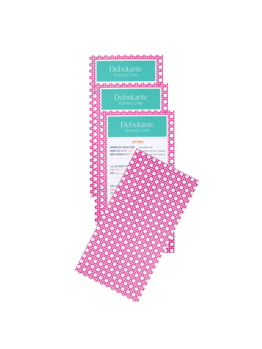 OH MY MAHJONG | Poppy Debutante Tile Set