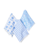 Mary Square Quick Dry Dish Towel Set Meadow Line Blue home decor gift jincy's