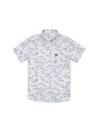 BURLEBO Performance Button Up White Camo mens jincy's tripp