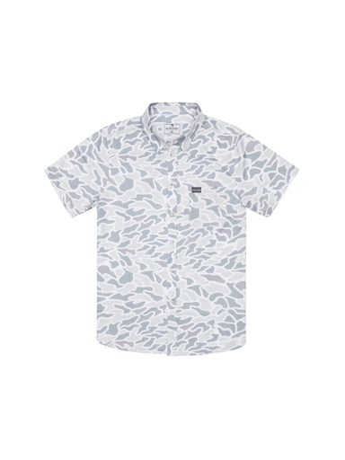 BURLEBO Performance Button Up White Camo mens jincy's tripp