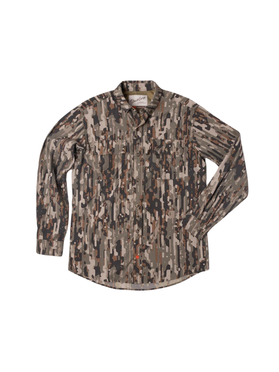 Duck Camp | Lightweight LS Hunting Shirt - Woodland