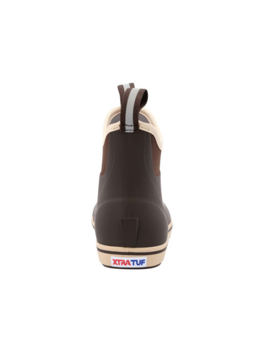 XTRATUF Brown WOMEN'S Ankle Deck Boot Rain Boot Outdoor Shoe Brown Women's Jincy's Tripp