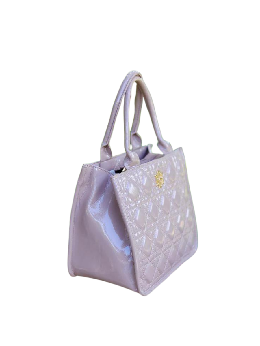 Caroline Hill | Ricky Tote - Taupe Patent LQ