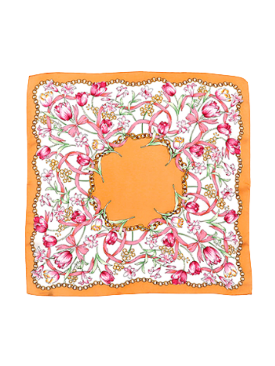Flora Links Scarf - Orange