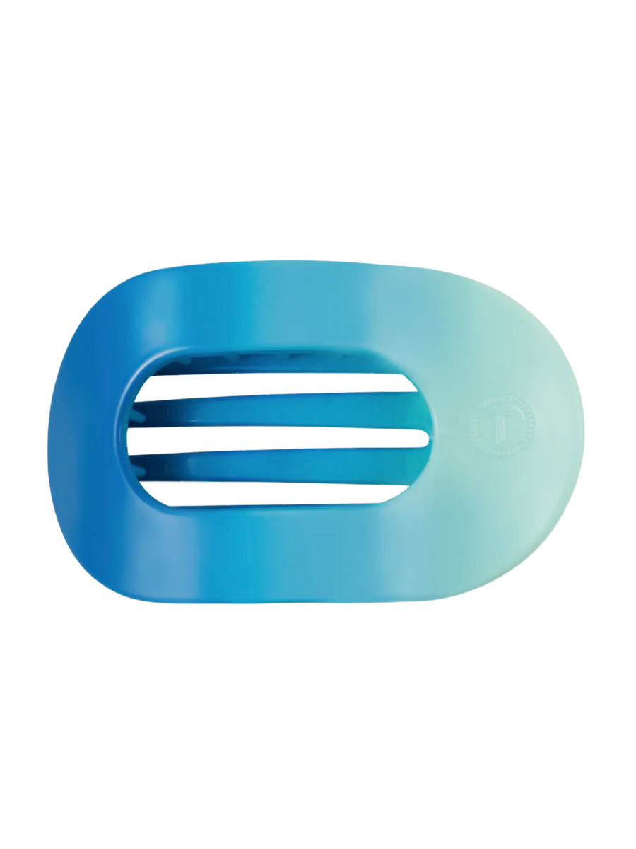 TELETIES | Flat Round Hair Clip - Small - Poolside