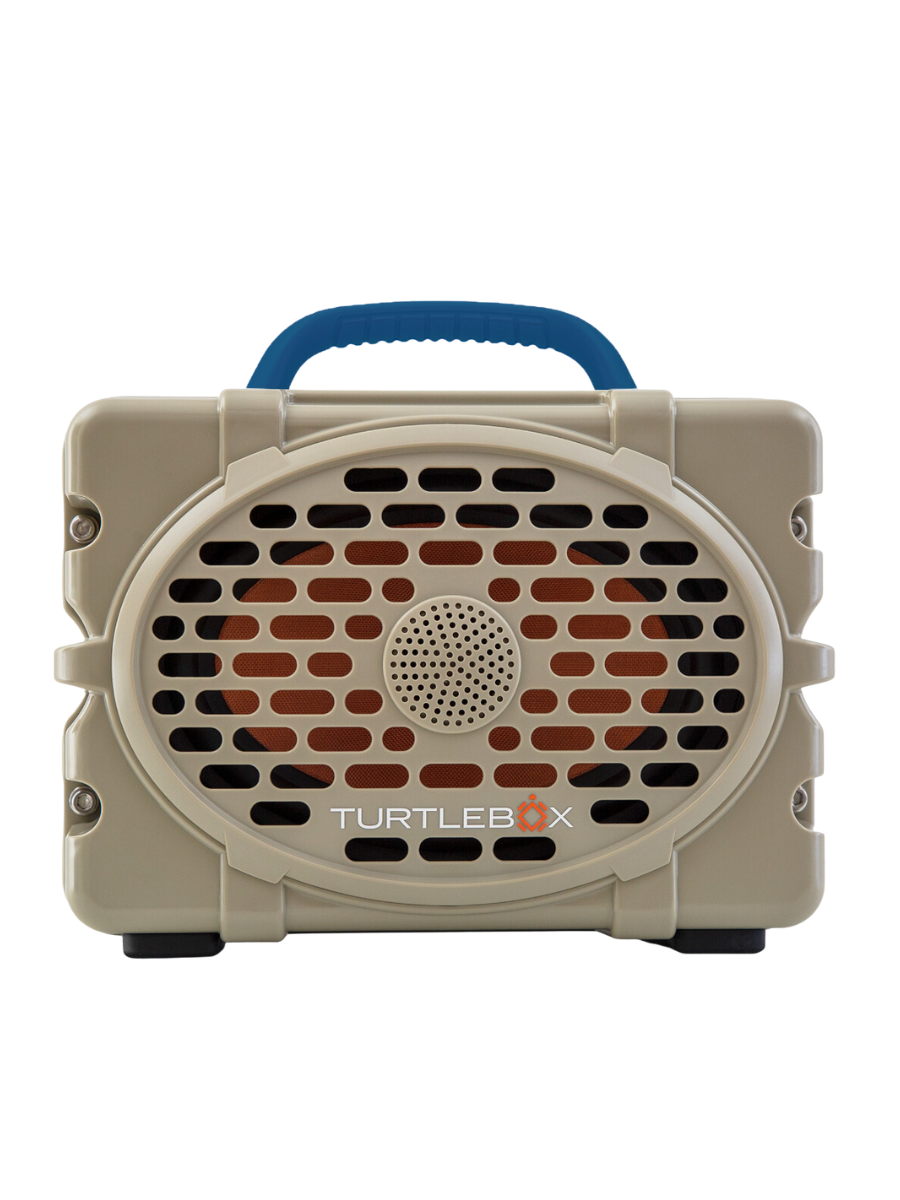 Turtlebox | Field Tan/Royal Blue Portable Speaker