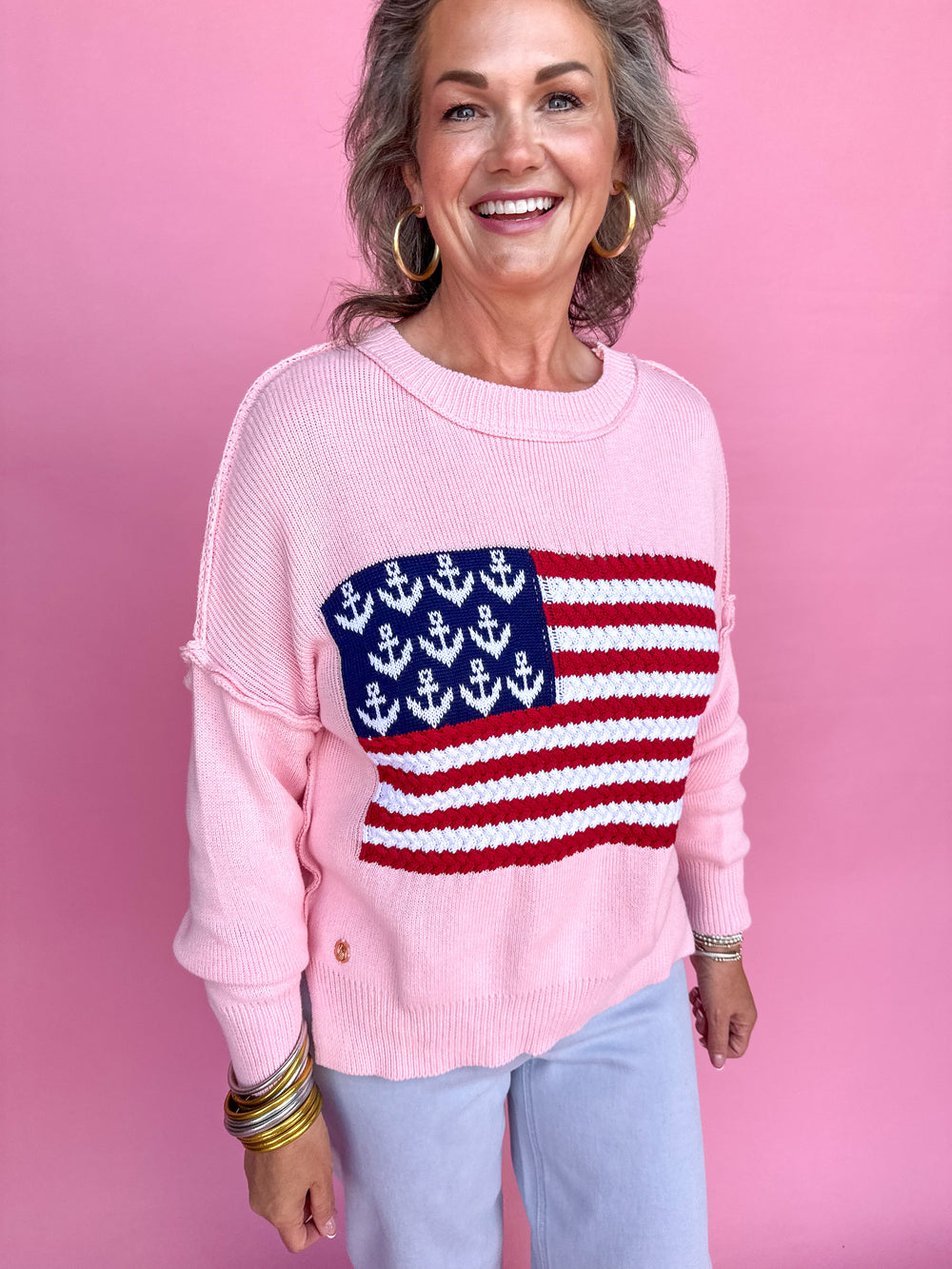 USA Anchor Sweater