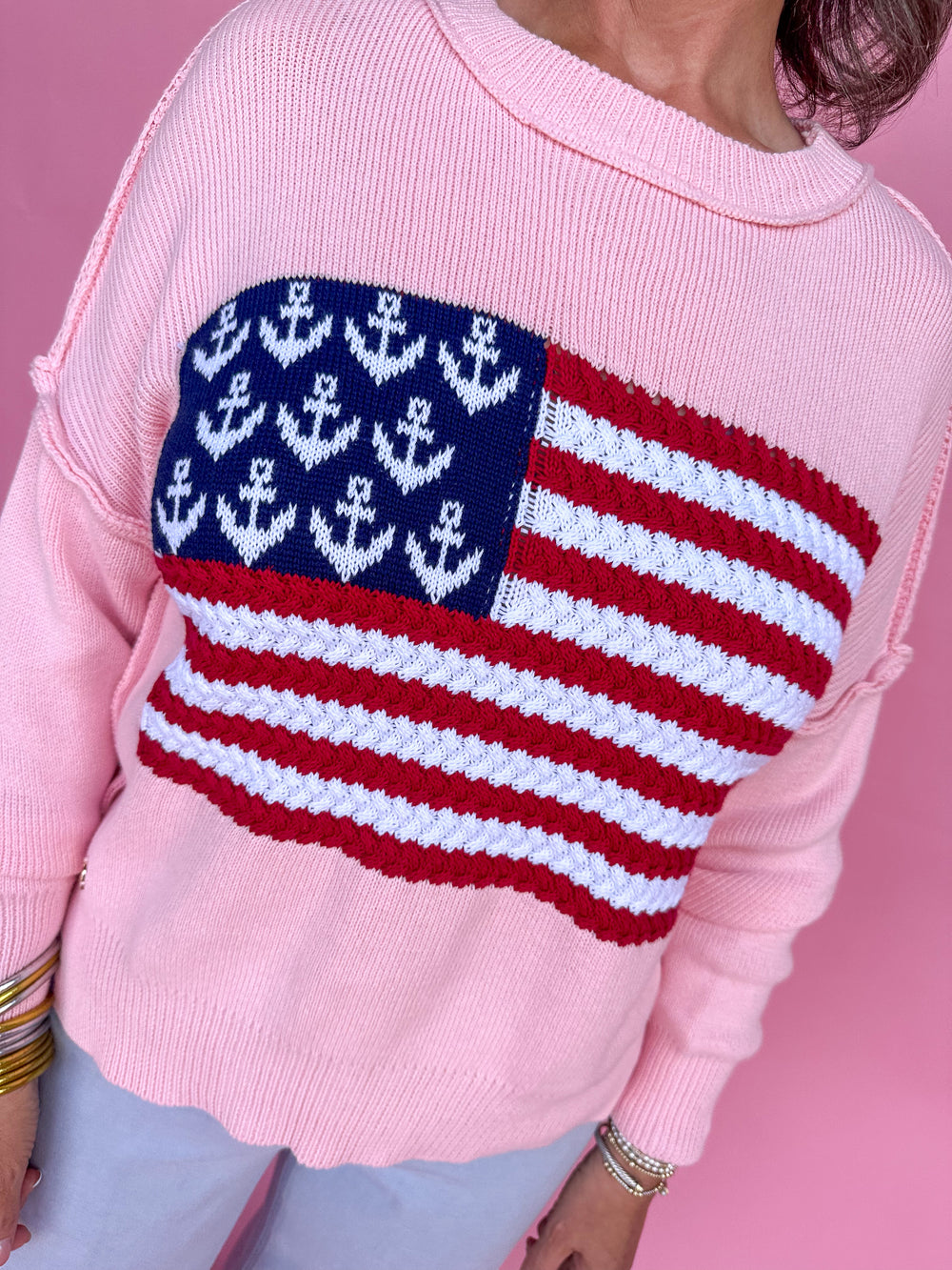 USA Anchor Sweater