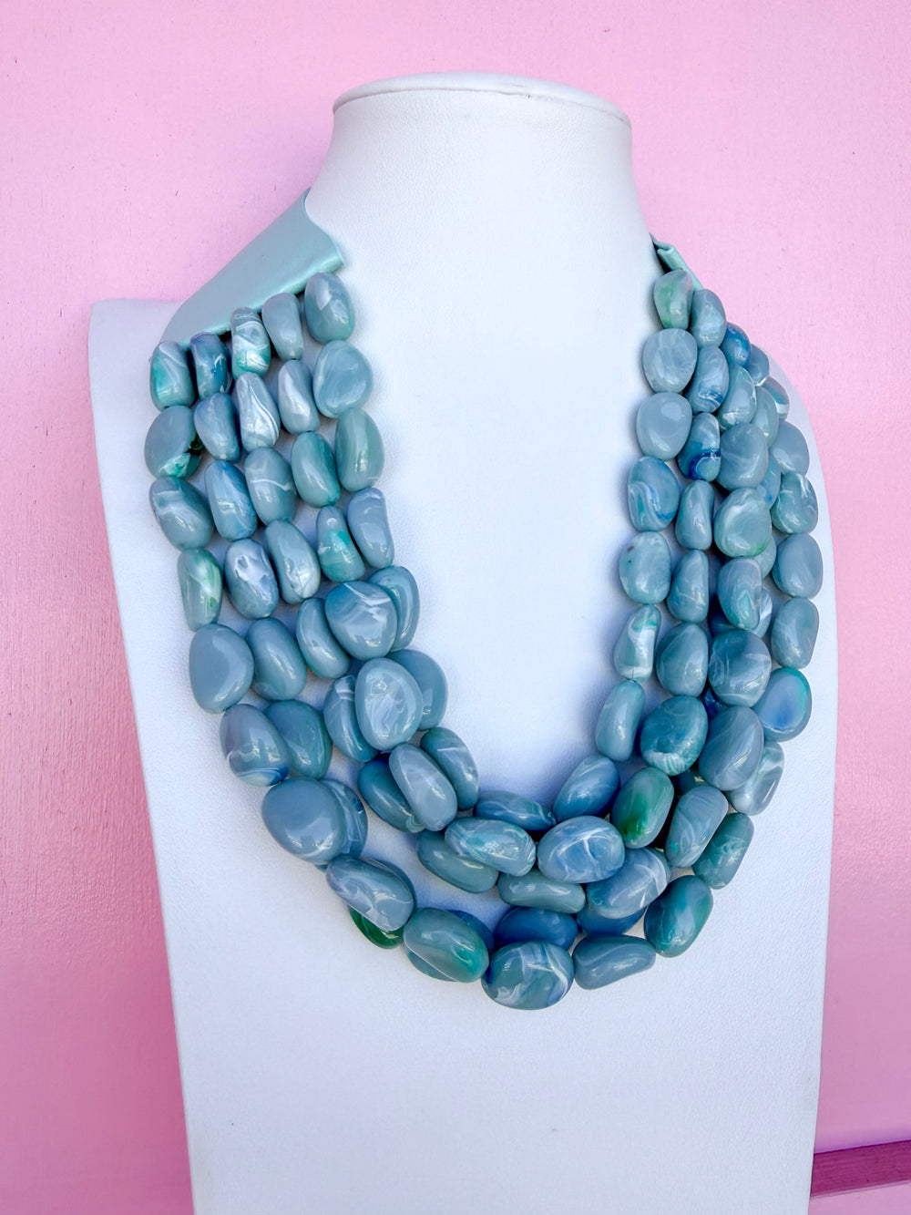 Stacked & Styled Necklace - Sky