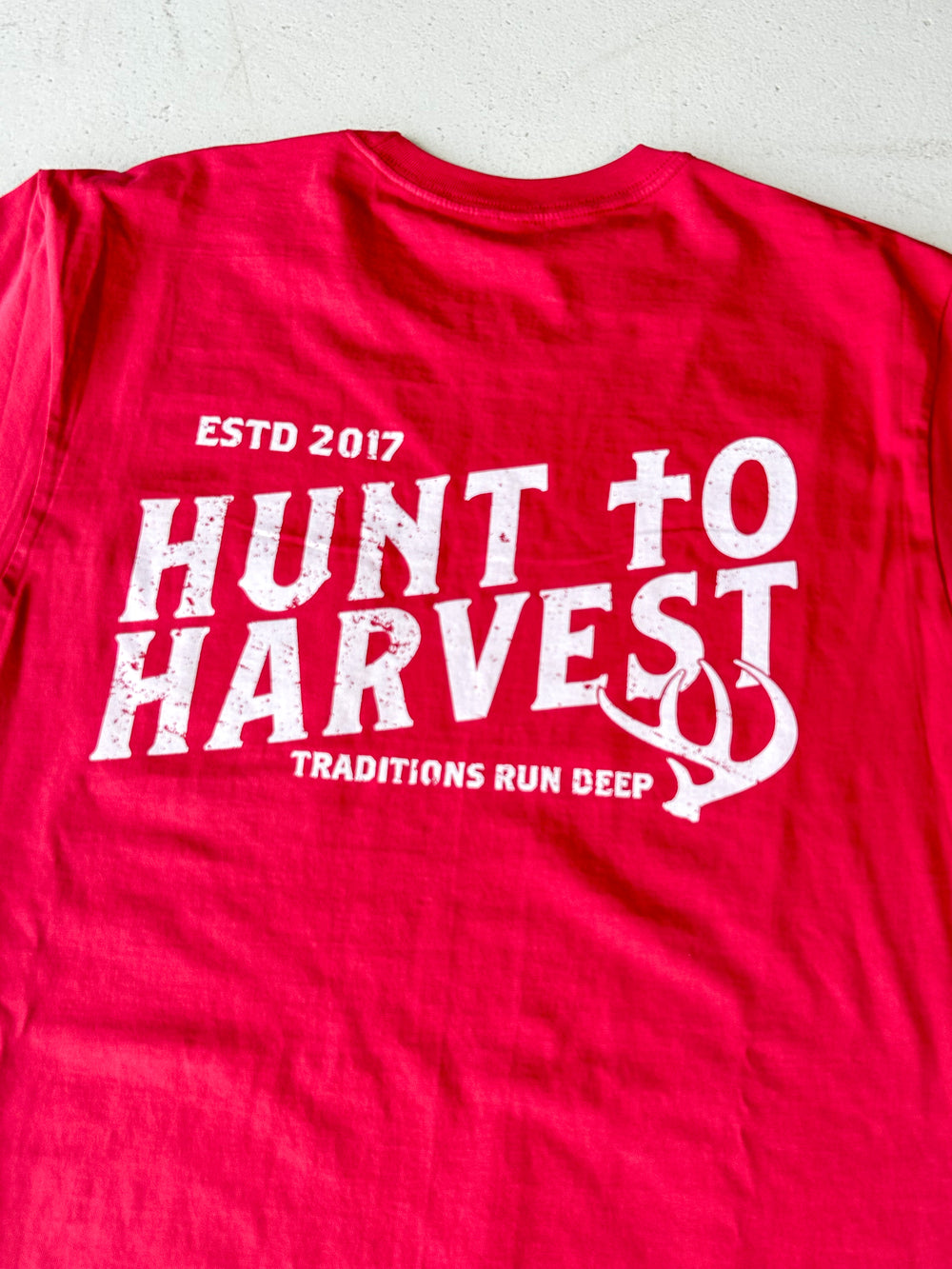 Hunt To Harvest | Retro Logo Tee - Brick