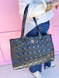 Caroline Hill | Shane Tote - Black Patent LQ