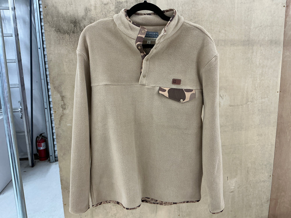 Southern Casanova | Pile Fleece Pullover - Harvest Camo