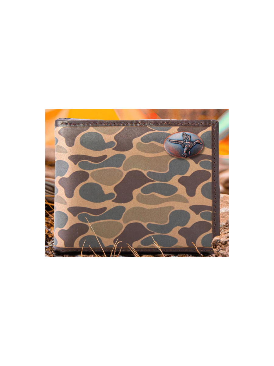 Zep-Pro | Men's Bifold Wallet - Old School Camo