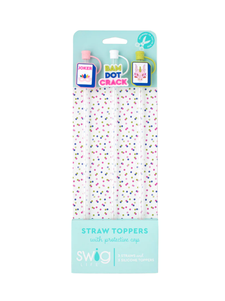Swig | Straw Topper Set - Mahjong