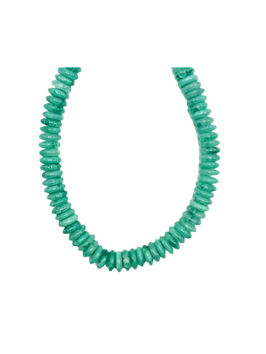 Beaded Bliss Necklace- Teal/Green