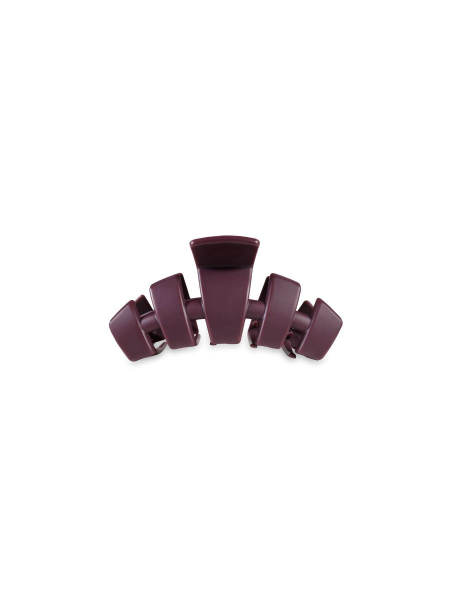 TELETIES | Hair Clip - Burgundy Bliss - Small