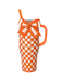 Swig 40 oz Gameday Gingham Mega Mug Orange football bow womens gameday jincy's